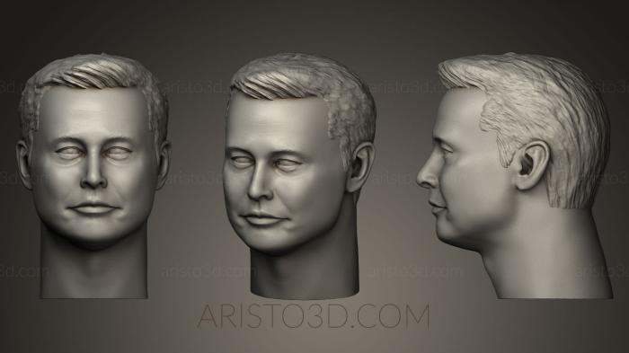 Busts and bas-reliefs of famous people (BUSTC_0172) 3D model for CNC machine